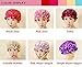 Waterproof Women Shower Caps Bath Cap VANORIG Cute Double Layer Satin Lined Shower Cap for Women ,Pack of 1 (Pink Dots)