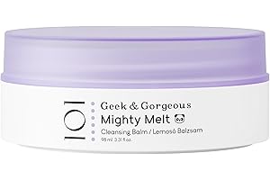 Geek & Gorgeous – Mighty Melt Cleansing Balm – Removes Waterproof Makeup & Sunscreen – Gentle for All Skin Types – 3.31 oz