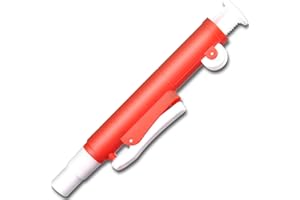ONiLAB Pipette Pumps,Scientific Pipette Pump 25ml, Red, for Disposable Plastic and Glass Pipettes…