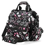 Nurse Mates Ultimate Nursing Bag Raspberry Circles