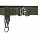 KingMoore Men&women's Tactical Belt Heavy Duty Webbing Belt Adjustable Military Style Nylon Belts with Metal Buckle