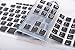 Keyboard Cover for Logitech MK295 MK270 MK200 K270 Wireless Keyboard, Logitech MK370 MK270 MK200 K270 Keyboard Skin Protector - Black