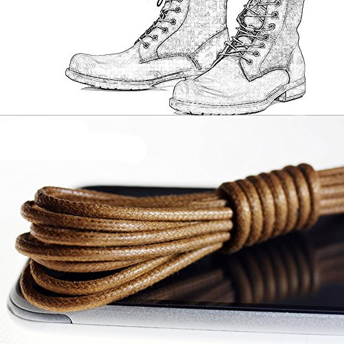 Helen Zora Round Thin Shoe Laces Durable Waxed Bootlaces For Leather Oxford Brogues many colors and lenght for choose