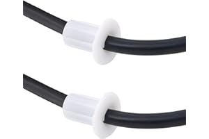 CATOSUM 0.5-inch Premium Wall Bushing for Dishy Ethernet Cable, Durable Feed-Through Grommet for 0.5 inch Wall Holes & Furniture Lines