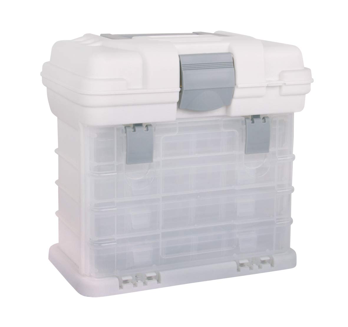 Rayher 39574000 Carrier 4 Assortment Boxes, 27,5x17,5x26cm + lid Compartment