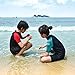 Dark Lightning Kids Wetsuit for Boys and Girls, 3mm Shorty Neoprene Thermal Swimsuit, Wet Suits Size 1-14 Cover Infant/Baby/Toddler/Junior/Youth