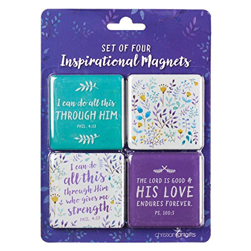 Magnet set - positively purple - set of 4