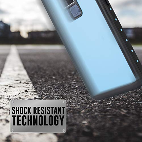 for Samsung Galaxy S9 Waterproof Case, Shock Proof Dust Proof Snow Proof Dirt Proof Phone Case Full Sealed IP68 Underwater [Value Bundle] (Blue) - Thumbnail 7