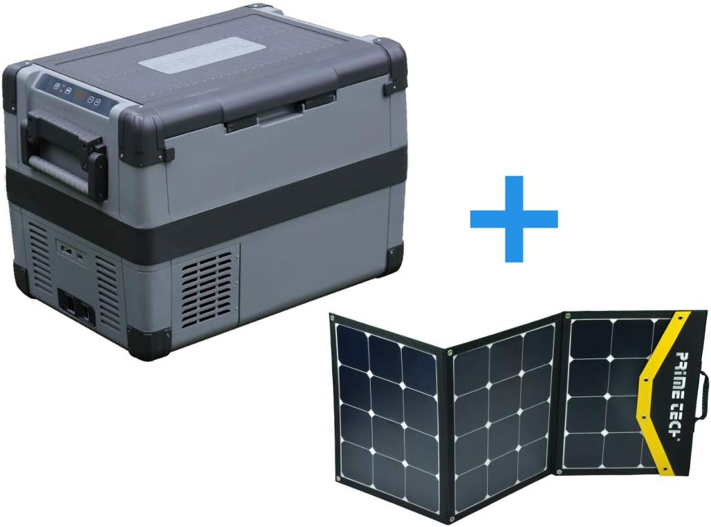solar panel cool box