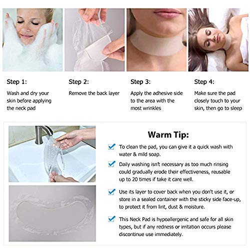 Forehead Neck Chest Wrinkle Remover Anti Wrinkle Pad for Forehead Neck