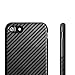 L-FADNUT for iPhone 5S Case/iPhone SE 2016 Case, [Carbon Fiber Lines] TPU Silicone Ultra Slim Back Case,Shock Absorbing Bumper Protective Case Cover for Apple iPhone 5/5S/SE 2016 Black