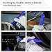 UTOOL Trim Removal Tool Kit, 9pcs Car Panel Remover Tool Set Including Nylon Plastic Trim Tool, Rubber Coated Fasterner Clip Remover, Radio Removal Keys and Drawstring Pouch, Blue