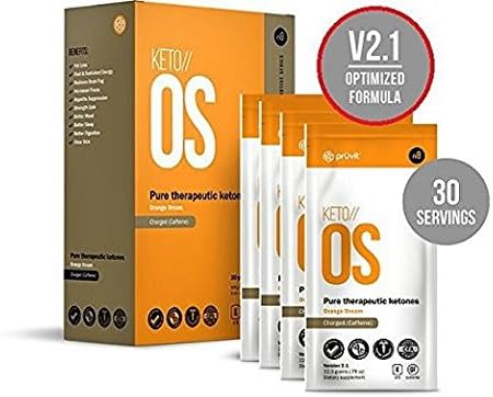 Pruvit Keto // OS V2.1 Optimized Formula Drink Orange Dream, 23.6 oz (Pack of 30)