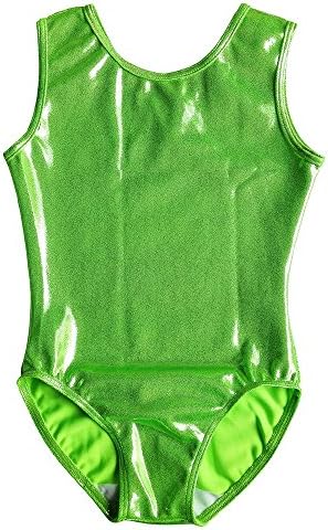 Demi Basic Mystique Tank Gymnastics Leotard TL011 (CSM, LightGreen)