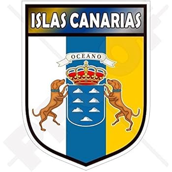 LANZAROTE Shield CANARY ISLANDS Spain, Islas Canarias Spanish 75mm (3