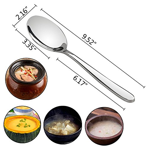 Kekow 8-Piece Stainless Steel Buffet Serving Spoons - //medicalbooks.filipinodoctors.org