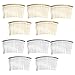 MagiDeal 10 Pieces Vintage Handmade DIY Wire Comb Metal Hair Combs Base 4 Colors Plated Women's DIY Wedding Bridal Hair Jewelry - as described, mixed