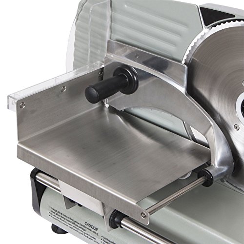 Electric Commercial Meat Slicer, Machine Food Cutting, Deli Slice Veggie Cutter Kitchen 8.7" Blade 180W
