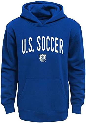 World Cup Soccer United States Boys "Arch Original" Fleece Hoodie, X-Large (18), Navy