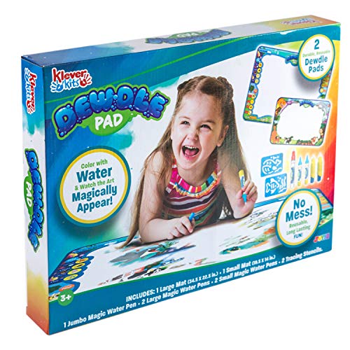 image for Klever Kits 2 Pieces Water Doodle Mats 34.5''x22.5'' Kids Aqua Magic W