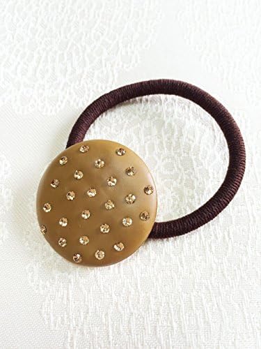 Girls Hair Tie with Swarovski Crystal and Ceralun