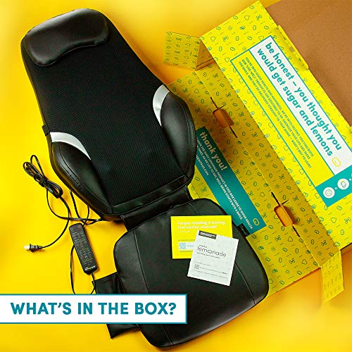 Back Massage Chair | Shiatsu, Vibration and Rolling Massage with Soothing Heat | Customizable Multi-Zone and Spot Massage with 3 Programs | Black - Thumbnail 7