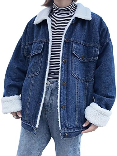 ae fur lined boyfriend denim jacket