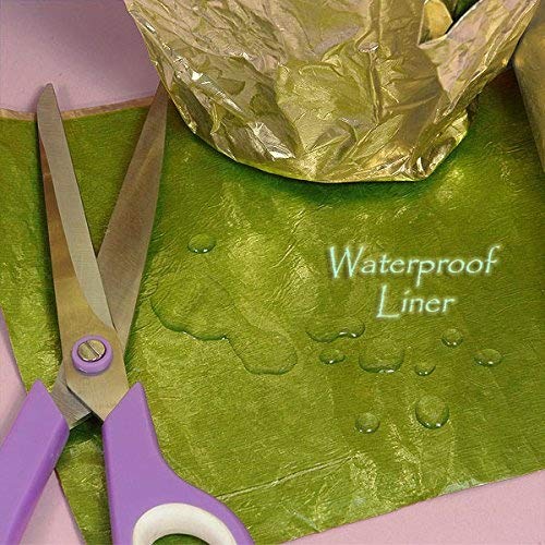 Premium Floral Foil Wrapping Paper 20 Inches by 10 Yards (Gold) Buy Online in UAE. Arts