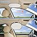 Car Window Sunahde TFY Car Interior Roof Handle Mounted Sun Blocker & Sunshade - Silver