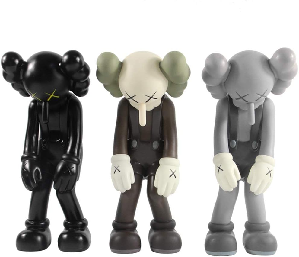 ZHIPENG Desktop Decoration Art Toys Kaws Figures Gray Collectible Model Toy Action Figure 30cm (Color : B)