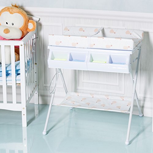 2 in 1 baby bath and change table
