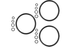 Keg Gasket,15PCS Food Grade Silicone Keg Sealing Gasket O‑Ring Home Brew Beer Keg Lid O Ring Replacement Set