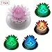 pearlstar Solar Pond Lights Waterproof LED RGB Solar Floating Lights Swimming Pool Pond Floating Night Light Decorations (1 Pcs Lotus)