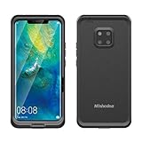 Mishcdea for Huawei Mate 20 Pro Waterproof Case Shockproof Snowproof Dirtproof Full Body Protective Case Only for Huawei Mate 20 Pro (Black)