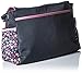 Disney Minnie Mouse Diaper Bag with Flap, Ditsy Floral Print, Grey/Pink