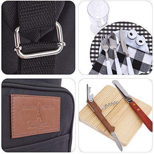 3 Plush+Picnic+Backpack+Compartment+Detachable