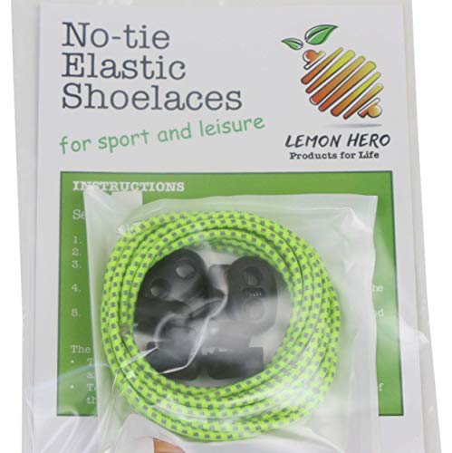 No Tie Shoelaces by Lemon Hero - Best Reflective Colors. Our Elastic Stretchy Locking Shoe Laces Fit Shoes and Boots