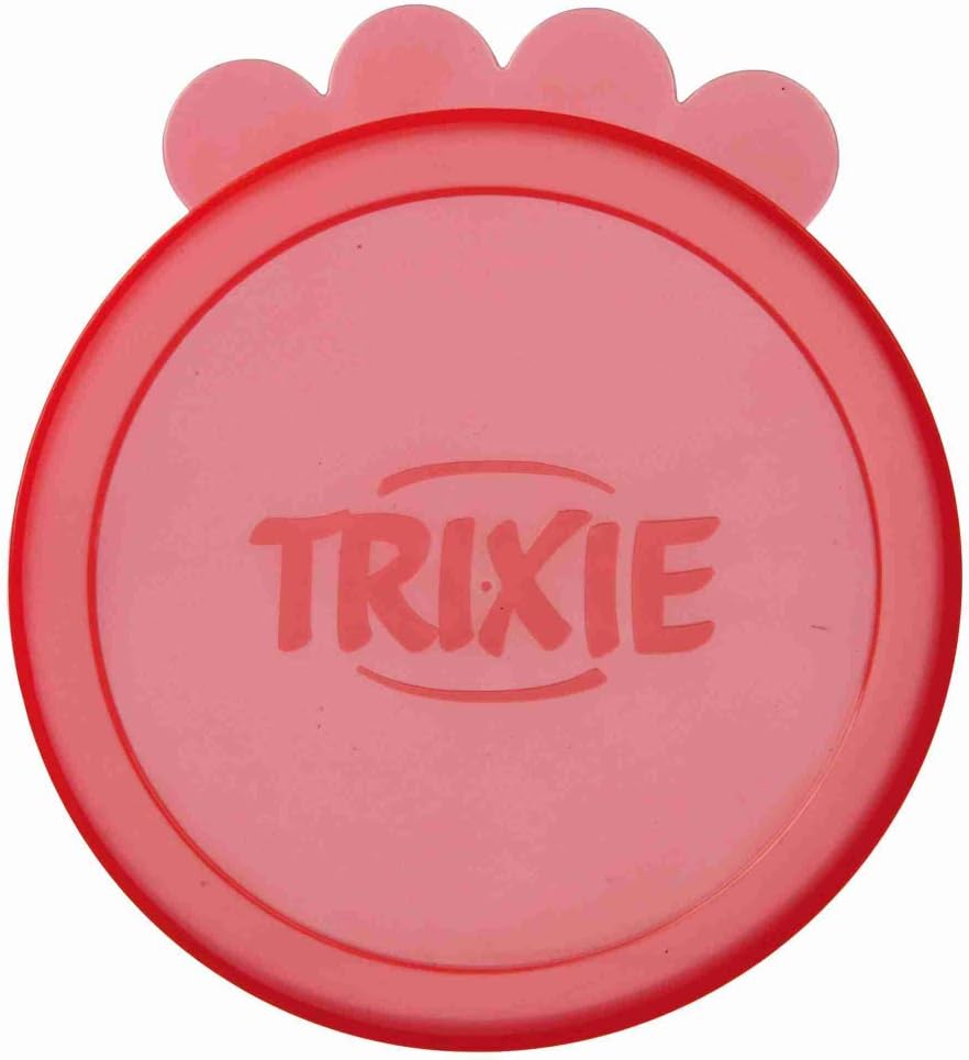 Trixie Lids For Large Tins (1200gram) Diameter 10.6 Centimeter 2 Lids in Pack, Assorted colors, Blue, 8 Count (Pack of 1)
