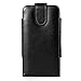 Black Texture Vertical Hip Belt Clip Holster Case Pouch Bag Compatible for Samsung Galaxy Note 9 8 / S9+ S8+ / S8 Active / A6+ A7 A8+ J7 J8 / Apple iPhone 8 7 Plus