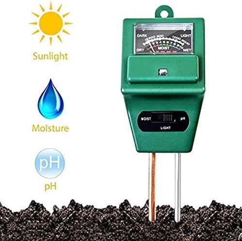 Firstchoicesale New-Plant Care New 3 In 1 Hydroponic Plants Soil Moisture Ph Light Meter, Tester