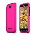 Alcatel One Touch Fierce 2 Case, [Hot Pink] Slim Grip Rubberized Hard Plastic Case for Alcatel One Touch Fierce 2 (2014)