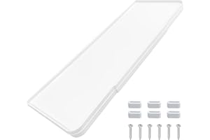 Earthtec 40271 Toilet Tank Cover Lid Replacement White-The Tanks Measures 21-3/16 inch (L) x 7-7/8 inch (W) x 1-1/8 inch (H)
