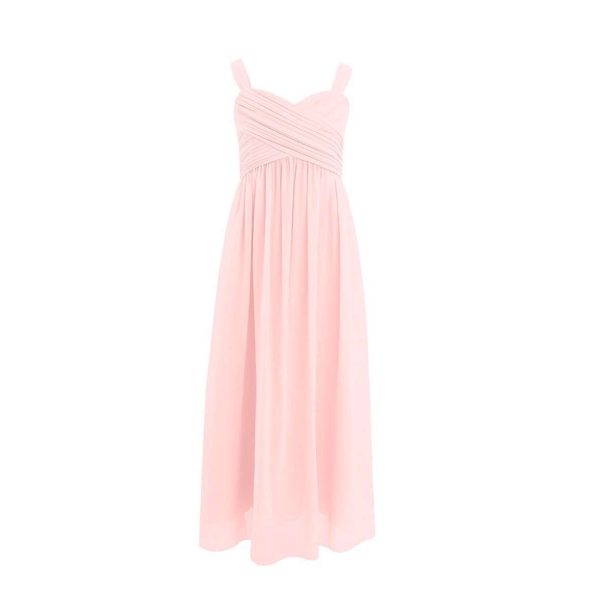 pale pink junior bridesmaid dresses