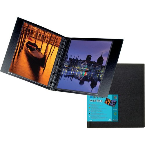 Itoya Art Portfolio Multi-Ring Refillable Binder (13 x 19") RB1319 + Itoya Art Portfolio Polyglass Refill Pages 13x19 + Photo4Less Cleaning Cloth + Deluxe Presentation Bundle - Thumbnail 4