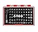 ARES 70010-61-Piece Security Bit Set with Magnetic Extension Bit Holder - Includes Tamper Resistant, Slotted, Pozi, Phillips, Square, Spanner, Metric Hex and Star Bits