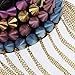 KODORIA Pair Shoulder Epaulettes Badge Tassel Chain Shoulder Brooch Epaulet Emblem Suit Badges