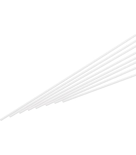 Lot De 8 Tiges En Acrylique Transparent - 12 Mm X 300 Mm - Pour Décoration, Bricolage, Modélisme, Mariage, Stands