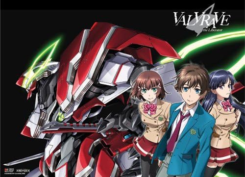 Valvrave The Liberator Fabric Poster New Haruto, Shoko and Saki ge77557