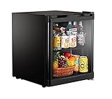 Kitchoff Black 50 Litre Aluminium & Glass Door Mini Refrigerator For Home & Office(Kitchoff001)