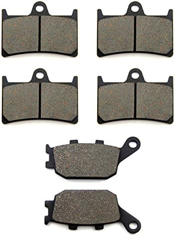 SOMMET Motorcycle Front + Rear Brake Pads for Yamaha YZF R6 T/V/W/X/Y/Z/A/B/D/E/F/G (2005-2016)